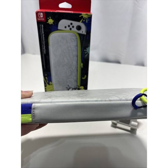 Nintendo Switch Case Splatoon 3 Edition New In Box Missing Screen‎ Protector - Picture 6 of 14